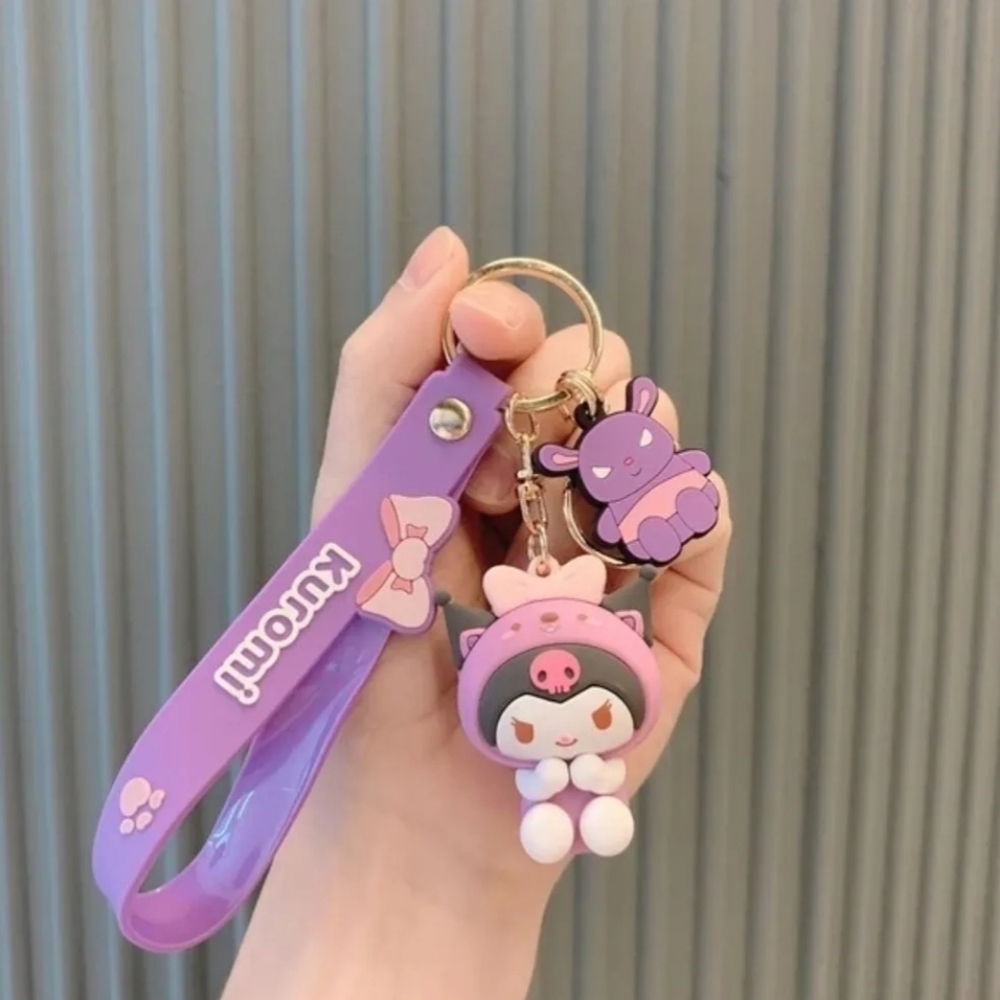 ᗢ *¨༺ ✮Hello Kitty Keychain | Kuromi ✮ ༻¨* ᗢ